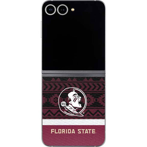 Florida State University Pattern Jersey Galaxy Z Flip6 Skin
